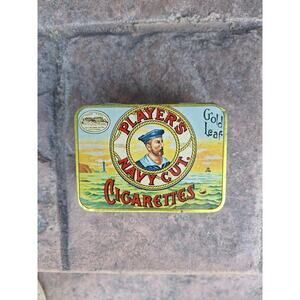 Vintage Players Navy Cut Canister Tin Advertising Collectable